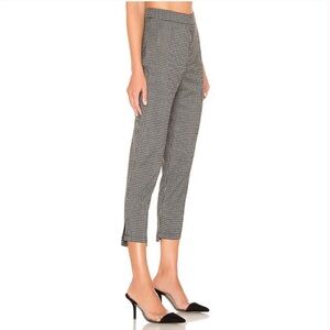 Lovers + Friends Young Professional Pants in Black & White Check